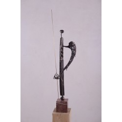 Îngerul Învierii - sculptură în bronz, artist Liviu Bumbu